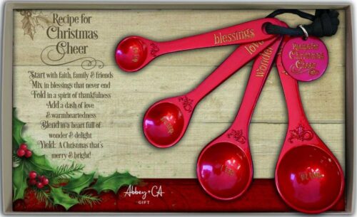 785525298377 Christmas Cheer Measuring Spoons