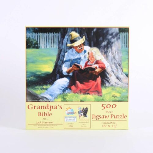 788200601448 Grandpas Bible 500 Piece (Puzzle)