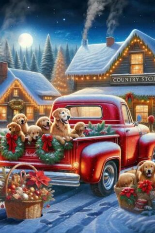 819273025234 Golden Christmas 1000 Piece (Puzzle)