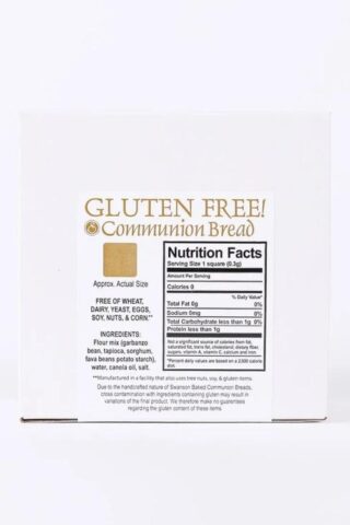 788200565702 Gluten Free Communion Squares