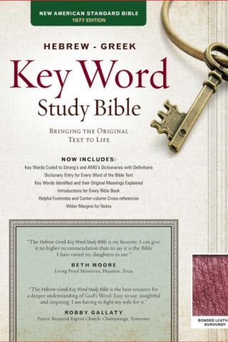 9781617159824 Hebrew Greek Key Word Study Bible