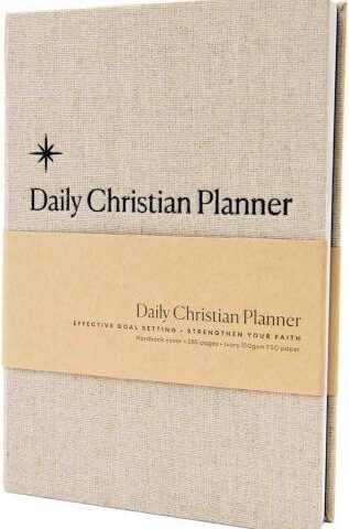 0795847921457 Daily Christian Planner Cream Cotton