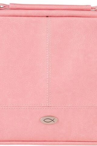 1220000721494 Inspirational Vegan Leather Two-fold Organizer Bible Cover for Women