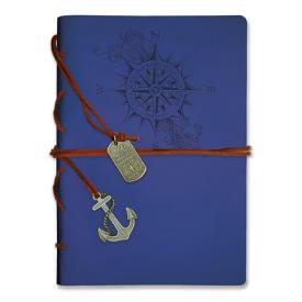 0759830256681 Faux Leather Wrapped Compass Journal