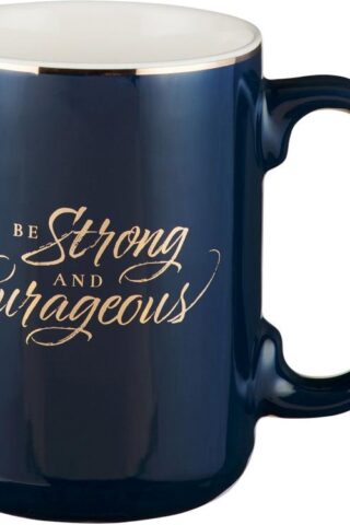1220000324466 Large Ceramic Inspirational Coffee & Tea Scripture Mug for Men & Women: Strong &