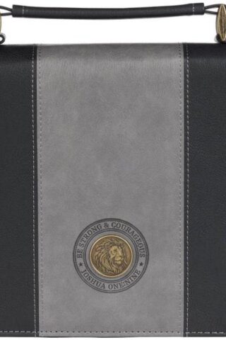 1220000327290 Classic Premium Vegan Leather Inspirational Bible Cover for Men & Women: Strong