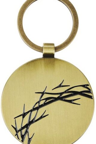 1220000720640 Split Metal Inspirational Scripture Keychain for Men & Women: Amazing Grace Crow