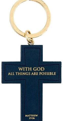 195002558175 With God All Things Are Possible Key Chain