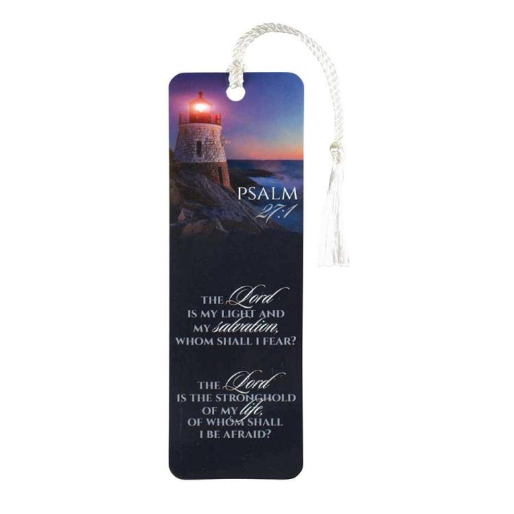 603799312929 Psalm 27:1 The Lord Is My Light Tassel Bookmark