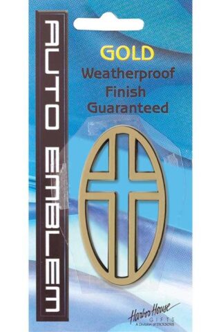603799357654 Oval Cross Auto Emblem