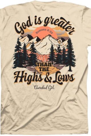 612978656129 Cherished Girl God Is Greater (Large T-Shirt)