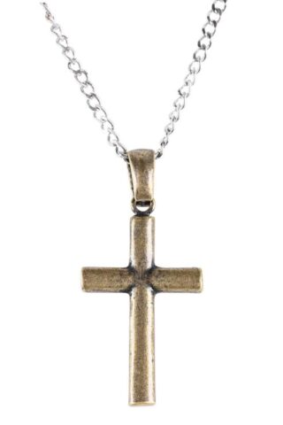 714611182740 Brass Ox Pewter Cross