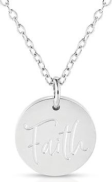 723326342264 Faith Medallion Pendant Hebrews 11:1