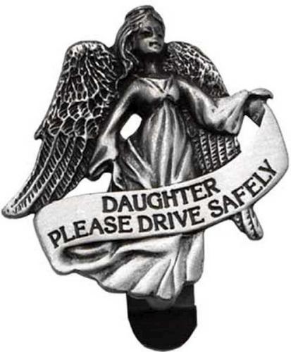 785525035378 Daughter Please Drive Safely Angel Visor Clip