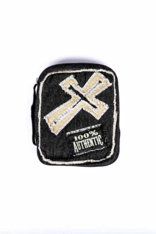 788200539369 Cross Applique Distressed Cotton