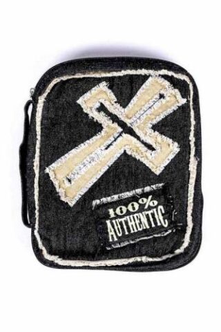 788200539383 Cross Applique Distressed Cotton