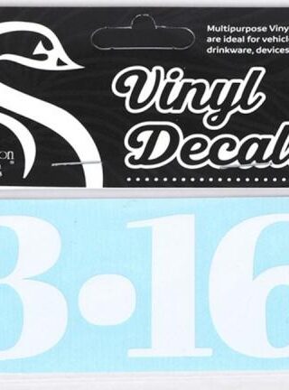 788200801435 3:16 Vinyl Decal