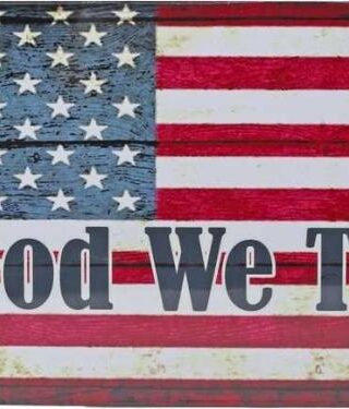 788200876556 In God We Trust Auto Tag