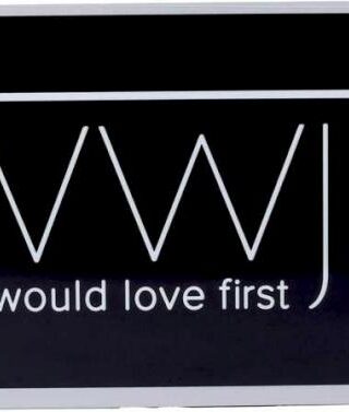 788200876655 WWJD Auto Tag