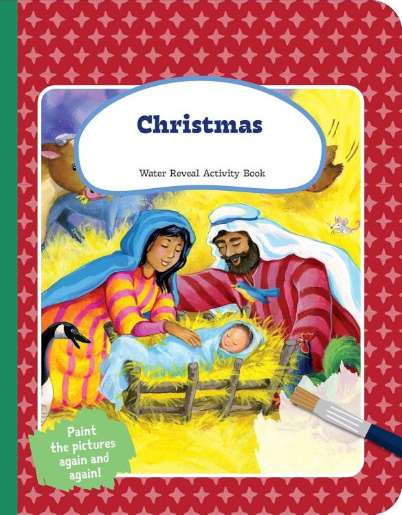9780758681171 Christmas : Water Reveal Activity Book - Paint The Pictures Over And Over A