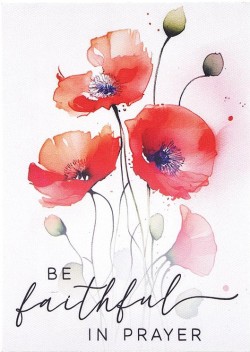 195002622906 Be Faithful In Prayer Mini Canvas