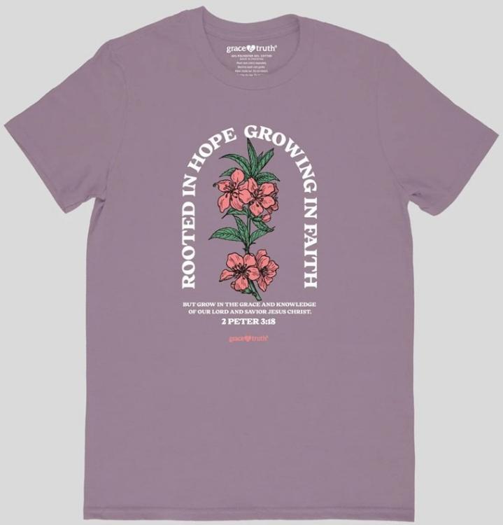 612978662700 Grace And Truth Rooted In Hope (Large T-Shirt)