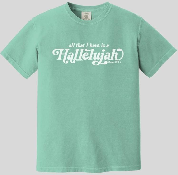 612978662946 Grace And Truth Hallelujah (Large T-Shirt)