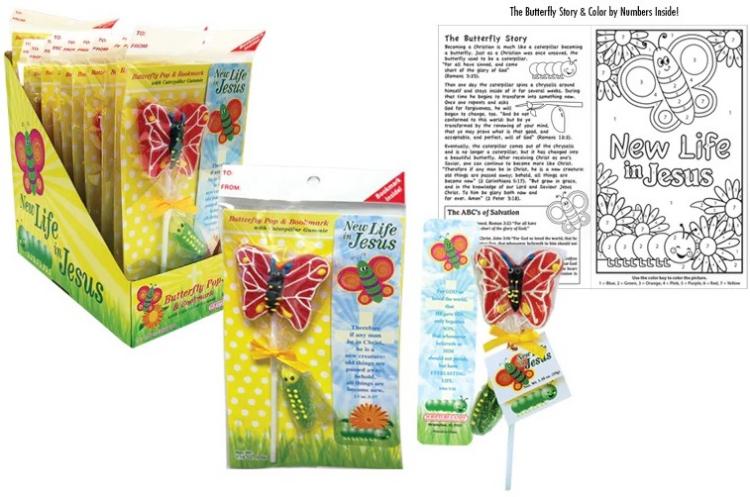 641520051327 Butterfly Pop Caterpillar Gummy And Bookmark