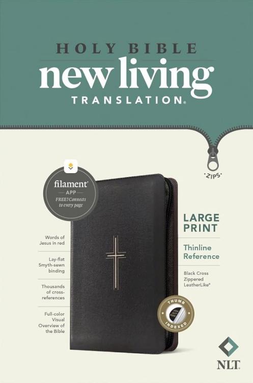 9781496489999 Large Print Thinline Reference Bible Filament Enabled Edition