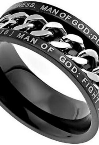 113592611117 Chain Man Of God (Size 11 Ring)